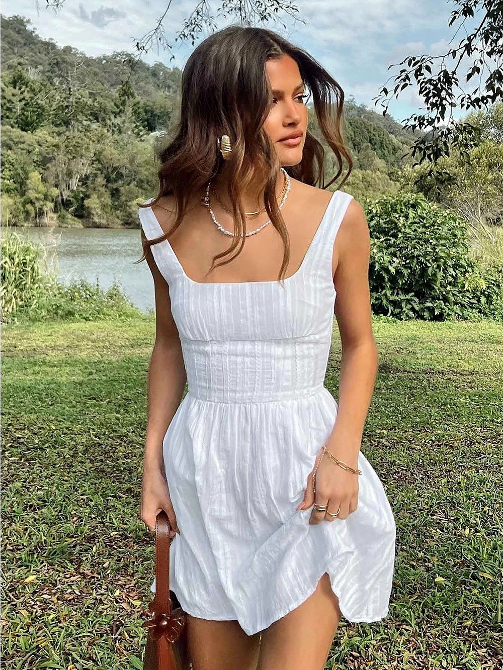 Princess Polly White Mini Dress - US6